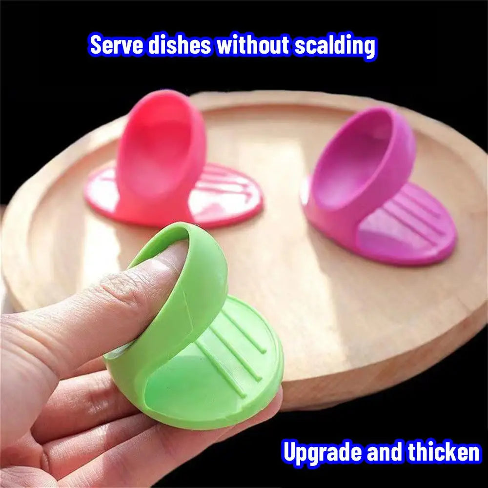 1PC Finger Silicon Pot Holder