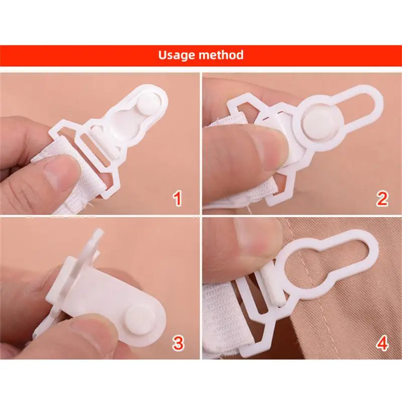 4pcs/Set Adjustable Bed Sheet Fixing Clip