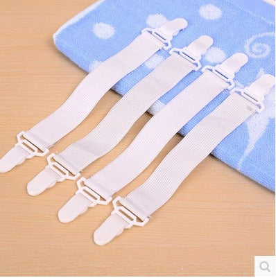 4pcs/Set Adjustable Bed Sheet Fixing Clip