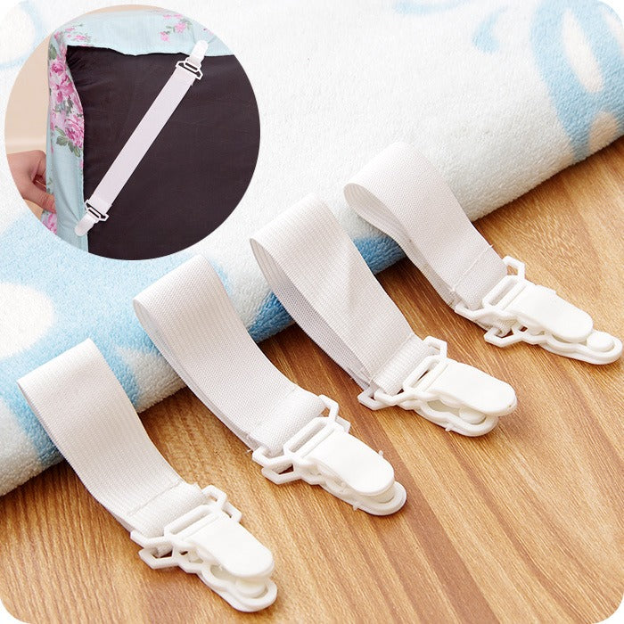 4pcs/Set Adjustable Bed Sheet Fixing Clip