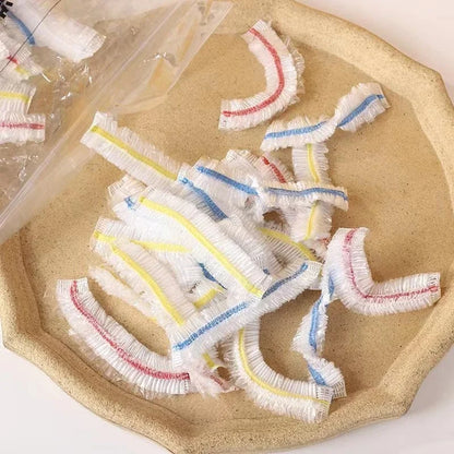 100pcs Disposable Colourful Food Wraps