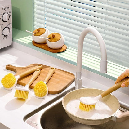 1PC Long Handle Pot Cleaning Brush