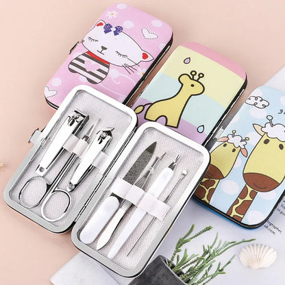 7pcs/set Stainless Steel Nail Set