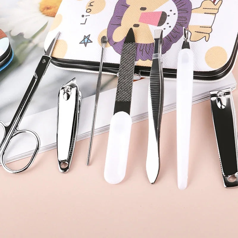 7pcs/set Stainless Steel Nail Set