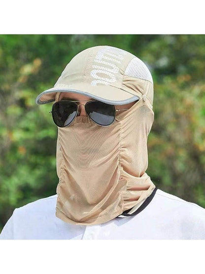 Summer Cap with Detachable Mask