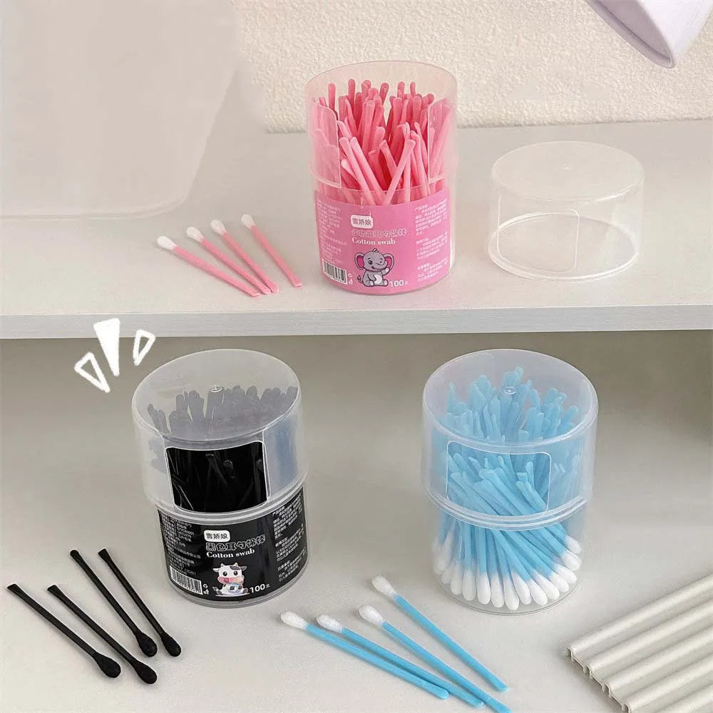 100Pcs/set Single Head Cotton Buds