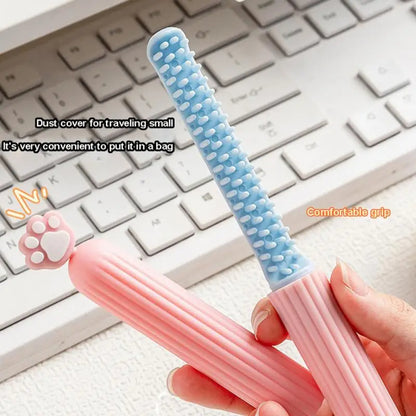 Portable Plastic Comb with Lid