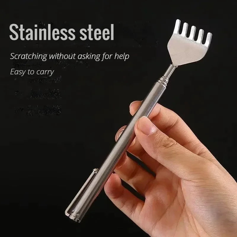 1Pc Steel Adjustable Back Scratcher