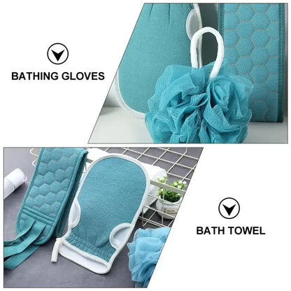 3PCs Bath Body Cleaning Scrubber Set