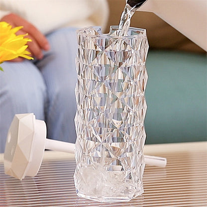 7 Colours USB Crystal Touch Lamp with Humidifier