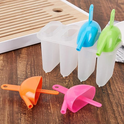 Ice Lolly Maker With Sipper Straw