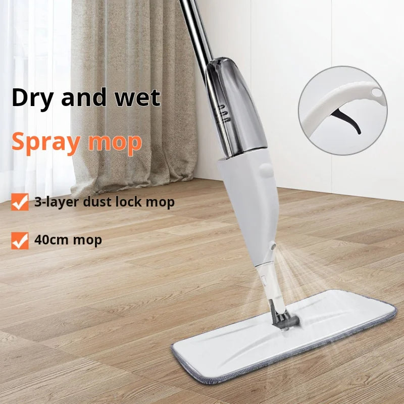 360 Rotating Magic Spray Cleaning Mop