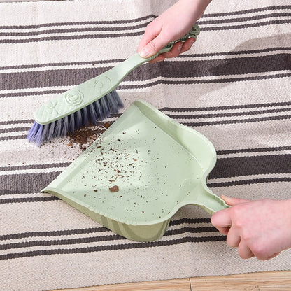 Plastic Cleaning Brush Broom and Dustpan Set