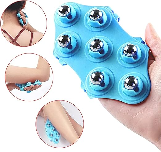 Silicon 7 Balls Body Massager Glove