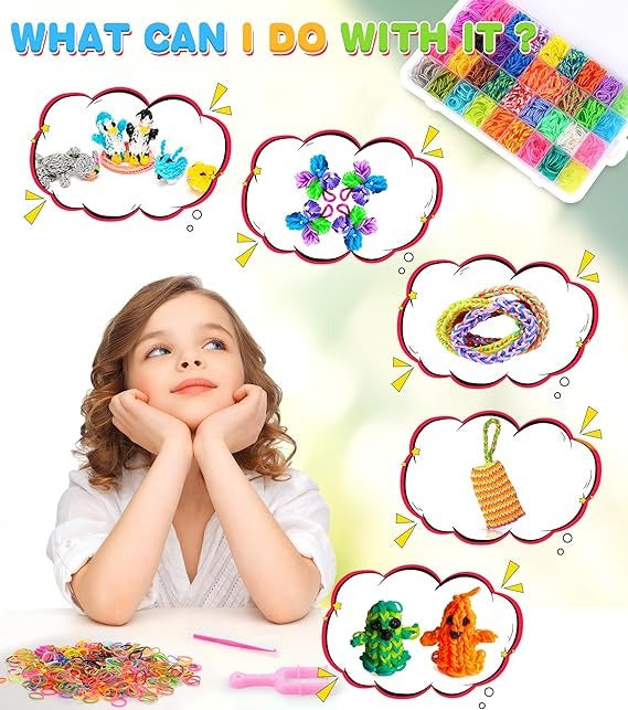 Colorful Loom Bands Set