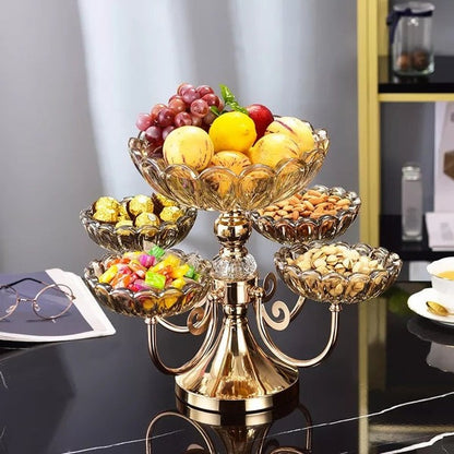 Ornamental Rotating Fruit Plate