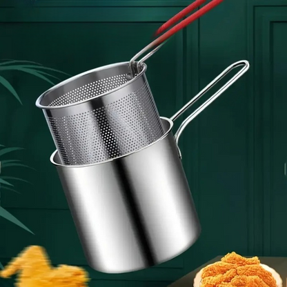 Stainless Steel Mini Frying Bucket