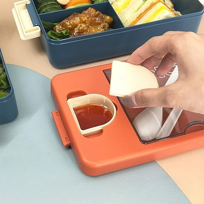 Portable And Microwaveable Lunch Box