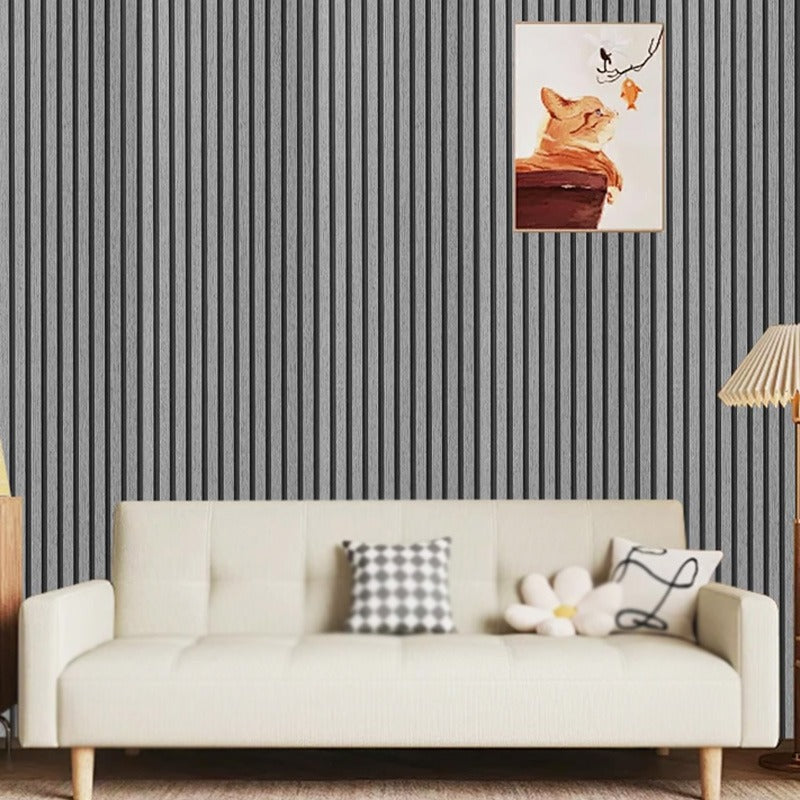 Wood Texture Wall Sheet (Grey+Black)