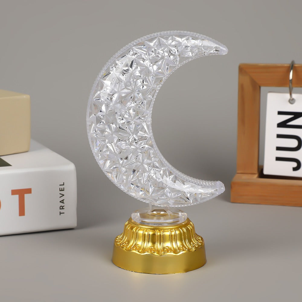 LED Moon Shaped Mini Night Lamp