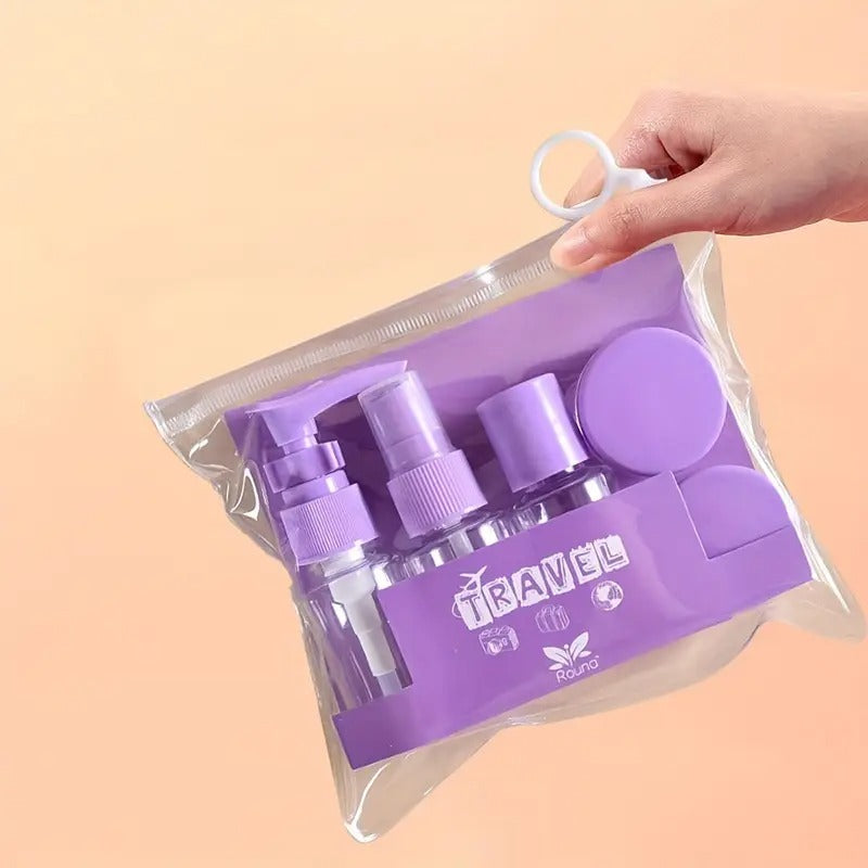 Travel Toiletry Bottle 5 Pcs Set Leakproof Refillable Kit