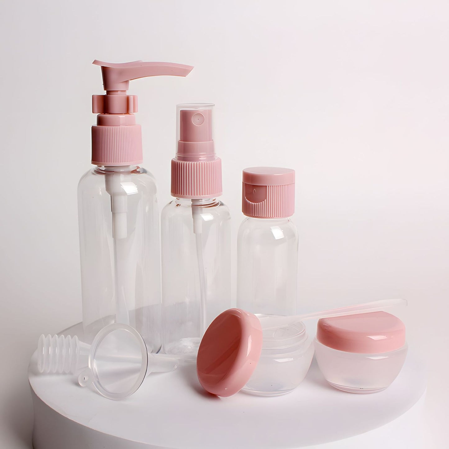 Travel Toiletry Bottle 5 Pcs Set Leakproof Refillable Kit