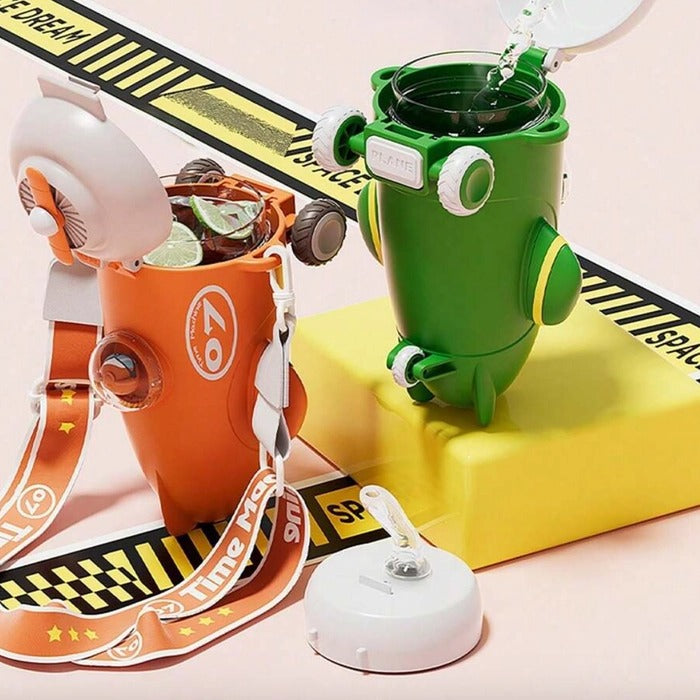 Airplane Shape Kids Water Bottle