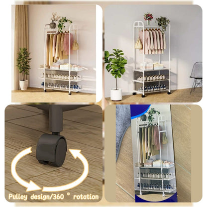 3Layer Multifunctional Cloth with Shoe Rack