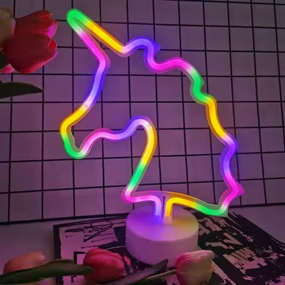 Unicorn Neon LED Night Light
