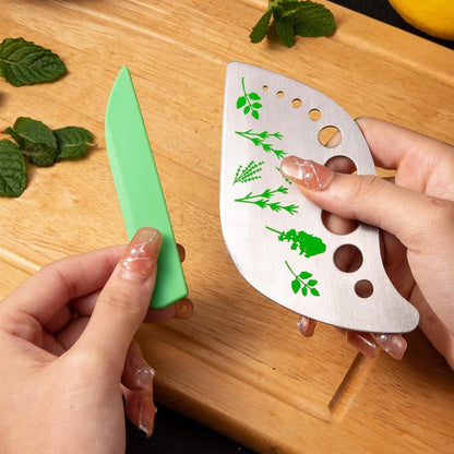 8 Holes Stainless Steel Vegetables Leaf Separator & Cutter