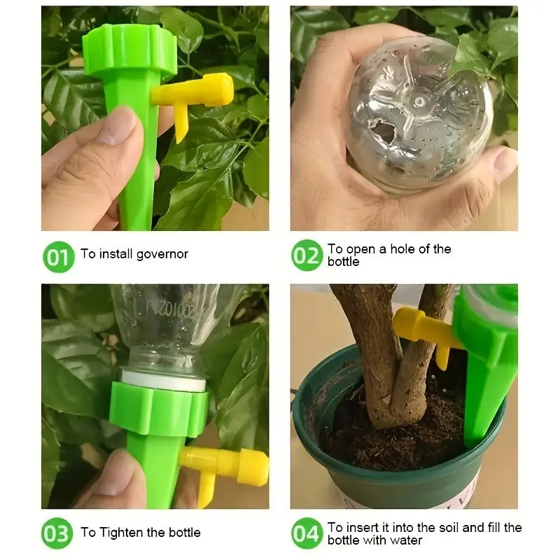 10PCs Automatic Plant Watering Tool Set