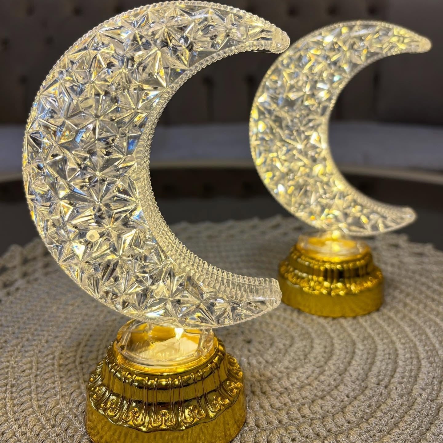 LED Moon Shaped Mini Night Lamp