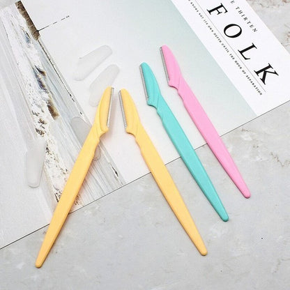 Pack Of 3 Eyebrow Trimmer Safety Razor Face Shaver Blades.