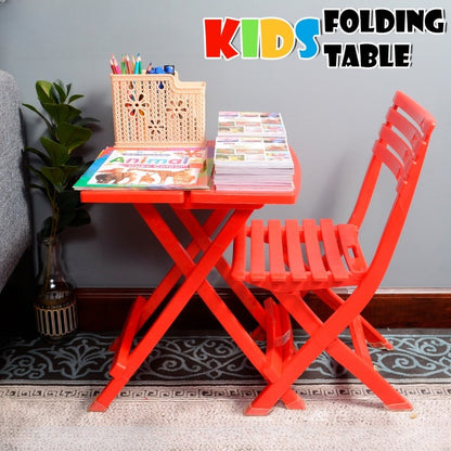 Kids Folding Table with Chair