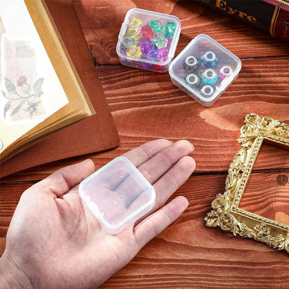 10PCs Transparent Mini Jewelry Storage Box