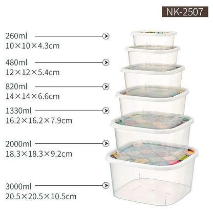 Pack Of 6 - Sealed Storage Container