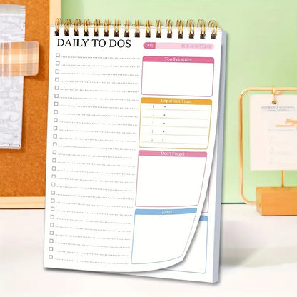 A5 Daily To Do List Notebook