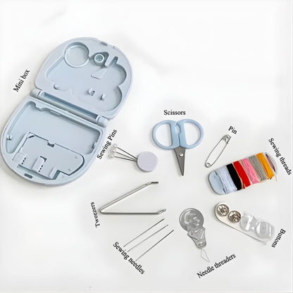 Mini Sewing Kit With Thread Storage Organizer