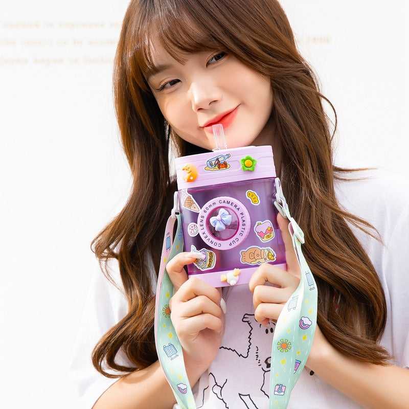 Creative Retro Camera Water Bottle