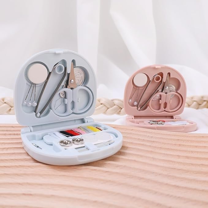 Mini Sewing Kit With Thread Storage Organizer
