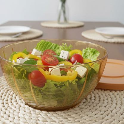 Unbreakable Plastic Food Bowl with Lid
