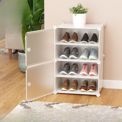 Attachable Cube Cabinet & Shoes Rack