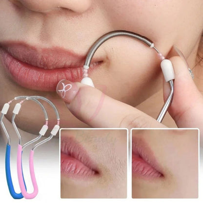 Portable Spring Facial Hair Removal Tool