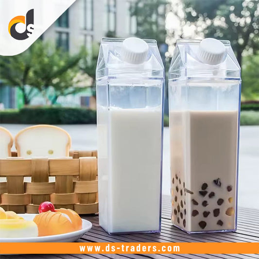 Reusable Transparent Bottle for Milk