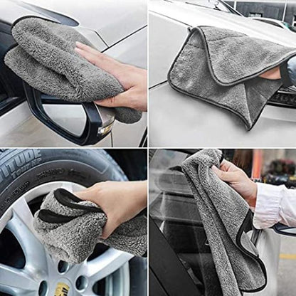 Small Grey Microfiber Towel (24*24 CM)