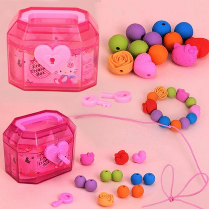 Secret Box with Eraser Beads for kids