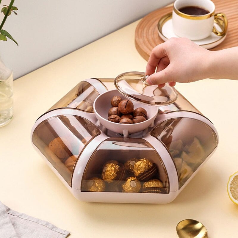 Lotus Shape Dining Table Storage Organizer