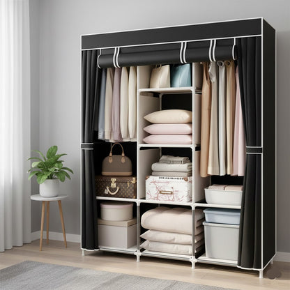 Space-Saving Portable Clothes Shelf