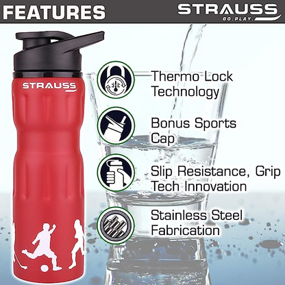 Stainless-Steel  Super Sports Water Bottle.