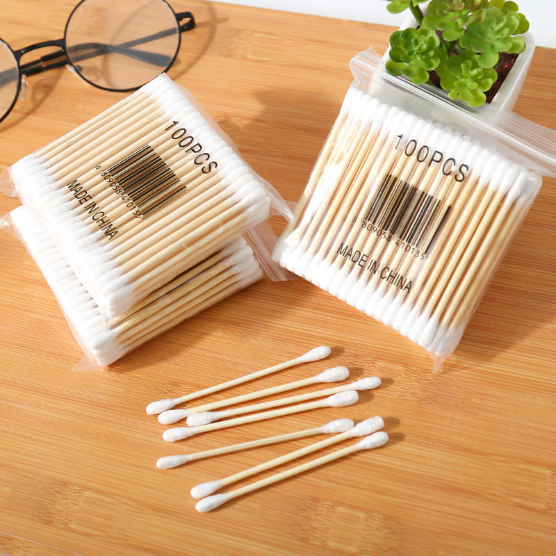 Double Head Cotton Swab Nose Ear Cleaning Health.